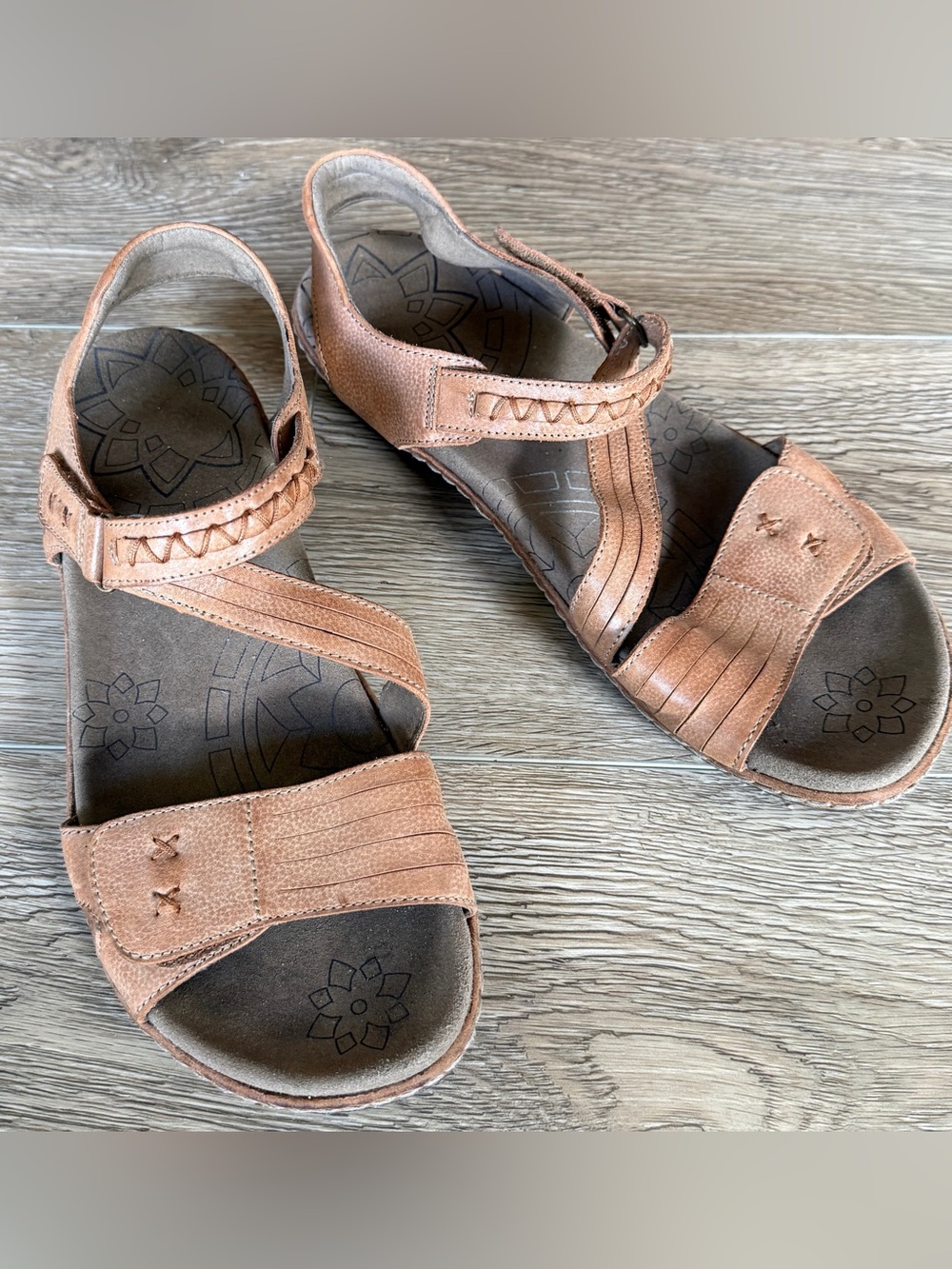 Taos Footwear Zenith Leather Sandal with Adjustable Z-Strap